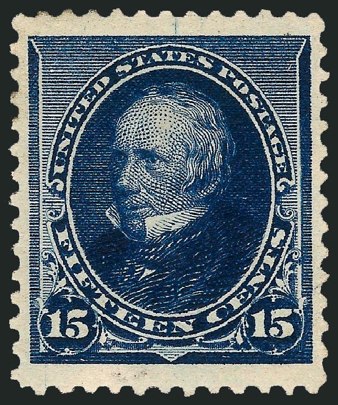 US Stamps Values Scott Cat. # 227: 15c 1890 Clay. Robert Siegel Auction Galleries, Feb 2010, Sale 983, Lot 138