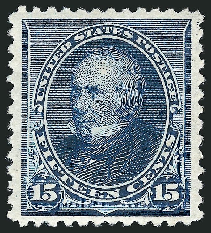 US Stamp Value Scott Catalog 227 - 15c 1890 Clay. Robert Siegel Auction Galleries, Mar 2014, Sale 1067, Lot 1209