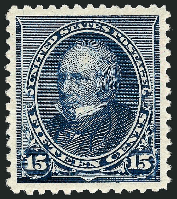 US Stamps Prices Scott Catalogue 227: 1890 15c Clay. Robert Siegel Auction Galleries, Dec 2008, Sale 967, Lot 4339