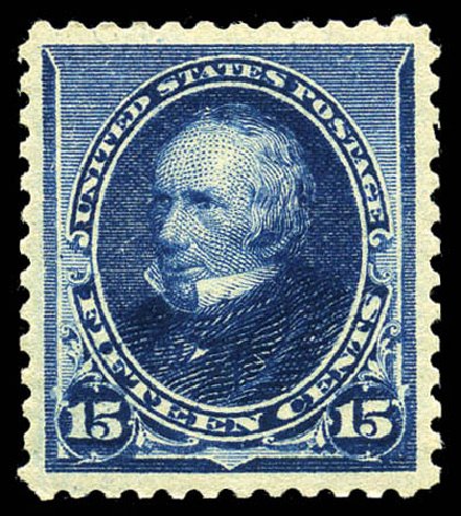 Prices of US Stamps Scott Cat. # 227 - 15c 1890 Clay. Matthew Bennett International, Feb 2012, Sale 340, Lot 300