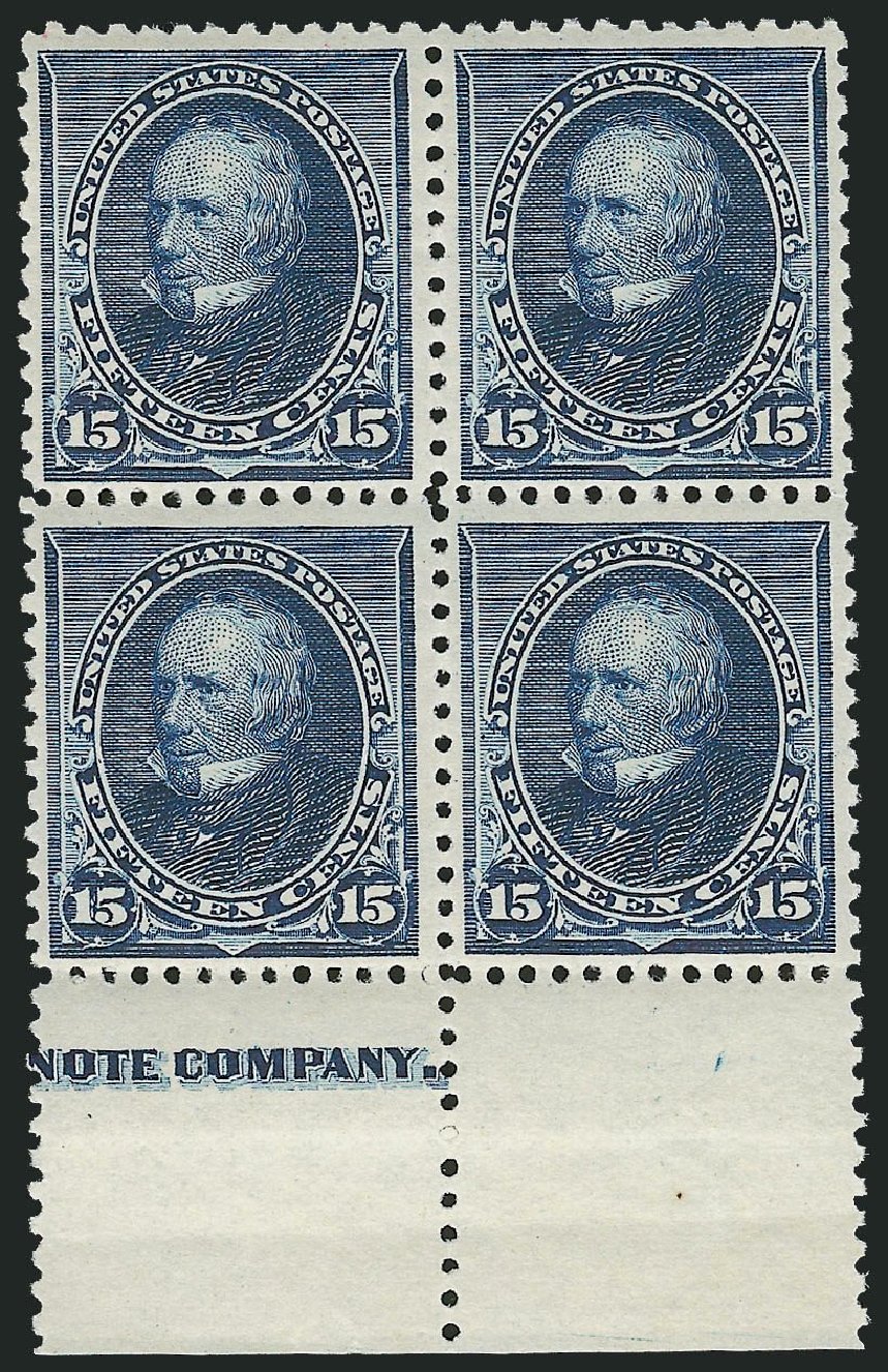 Prices of US Stamp Scott Catalogue 227 - 1890 15c Clay. Robert Siegel Auction Galleries, Mar 2014, Sale 1067, Lot 1210