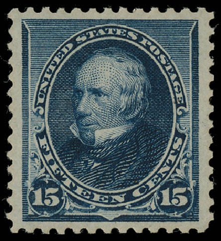 US Stamps Values Scott Catalogue # 227: 15c 1890 Clay. Matthew Bennett International, Jun 2008, Sale 328, Lot 731