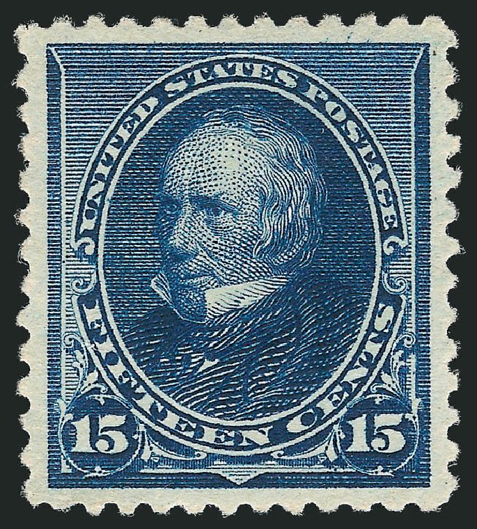 US Stamps Value Scott Catalogue 227 - 15c 1890 Clay. Robert Siegel Auction Galleries, Sep 2009, Sale 976, Lot 1655