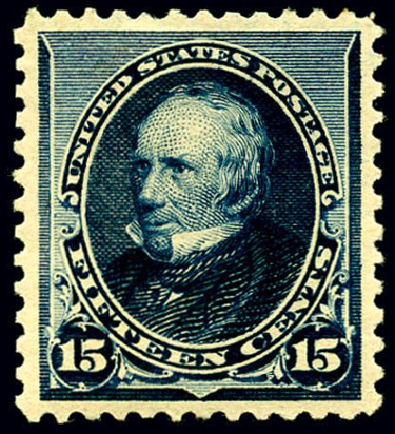 US Stamp Value Scott 227 - 15c 1890 Clay. Matthew Bennett International, Jun 2008, Sale 328, Lot 732