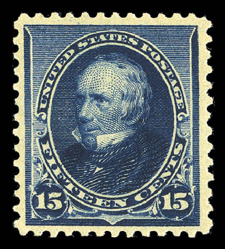 US Stamps Value Scott Catalogue # 227 - 15c 1890 Clay. Matthew Bennett International, Sep 2012, Sale 345, Lot 252