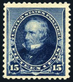 Costs of US Stamp Scott Cat. 227: 15c 1890 Clay. Harmer-Schau Auction Galleries, Jun 2008, Sale 78, Lot 1402