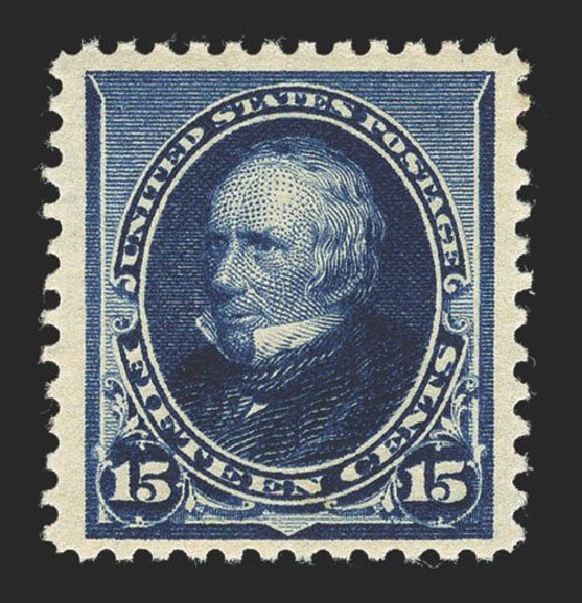 US Stamp Prices Scott 227 - 1890 15c Clay. Spink Shreves Galleries, Mar 2013, Sale 142, Lot 222