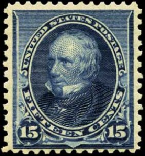 US Stamps Values Scott 227: 1890 15c Clay. Harmer-Schau Auction Galleries, Feb 2012, Sale 92, Lot 986