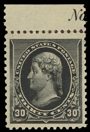 Price of US Stamps Scott Catalog #228: 30c 1890 Jefferson. Daniel Kelleher Auctions, Jun 2012, Sale 630, Lot 1488