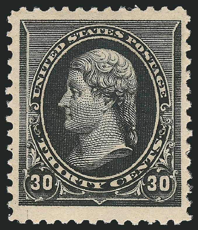 Prices of US Stamps Scott Cat. #228 - 1890 30c Jefferson. Robert Siegel Auction Galleries, Oct 2012, Sale 1033, Lot 4128