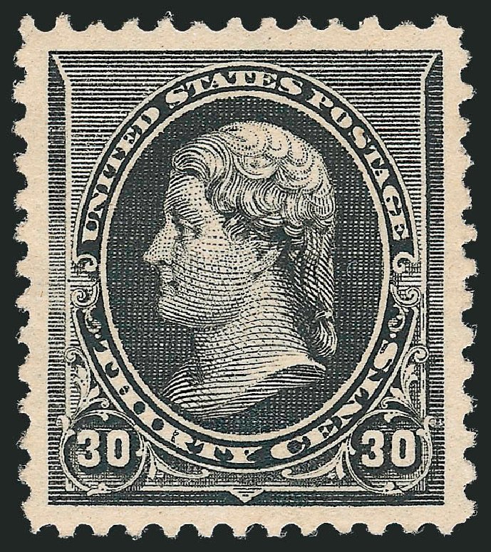 US Stamp Prices Scott Cat. # 228 - 30c 1890 Jefferson. Robert Siegel Auction Galleries, Sep 2009, Sale 976, Lot 1659