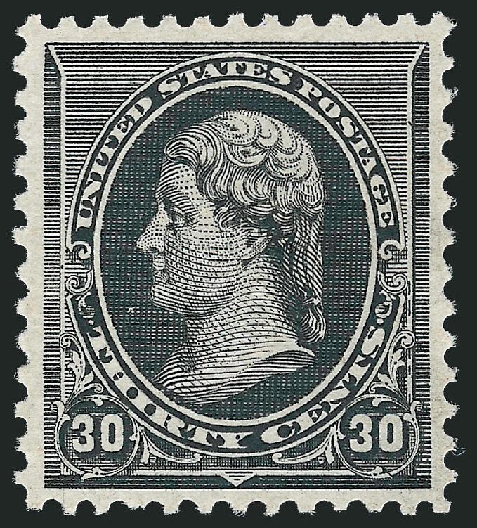 Price of US Stamp Scott Cat. 228: 1890 30c Jefferson. Robert Siegel Auction Galleries, Sep 2009, Sale 976, Lot 1660