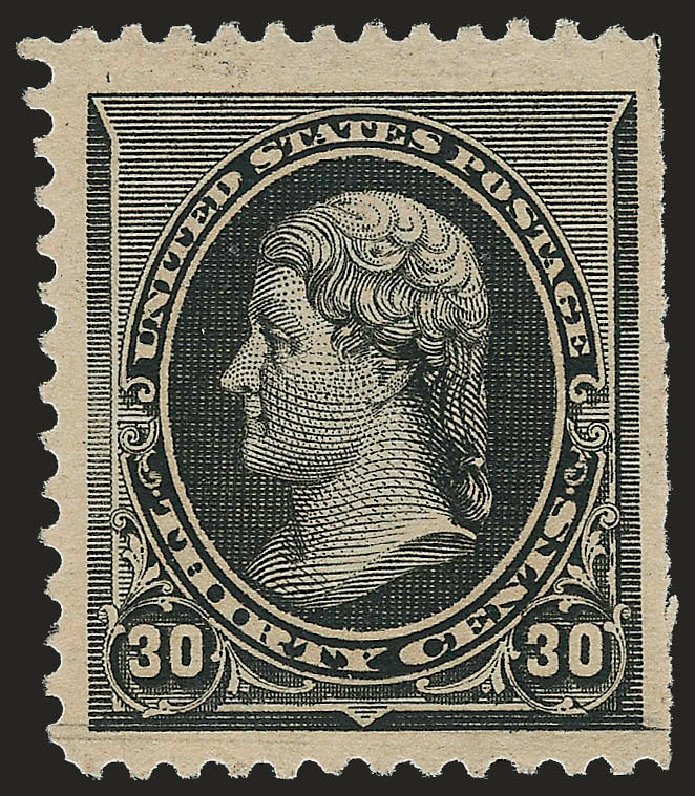Prices of US Stamps Scott Catalog 228: 30c 1890 Jefferson. Robert Siegel Auction Galleries, Apr 2010, Sale 984, Lot 530