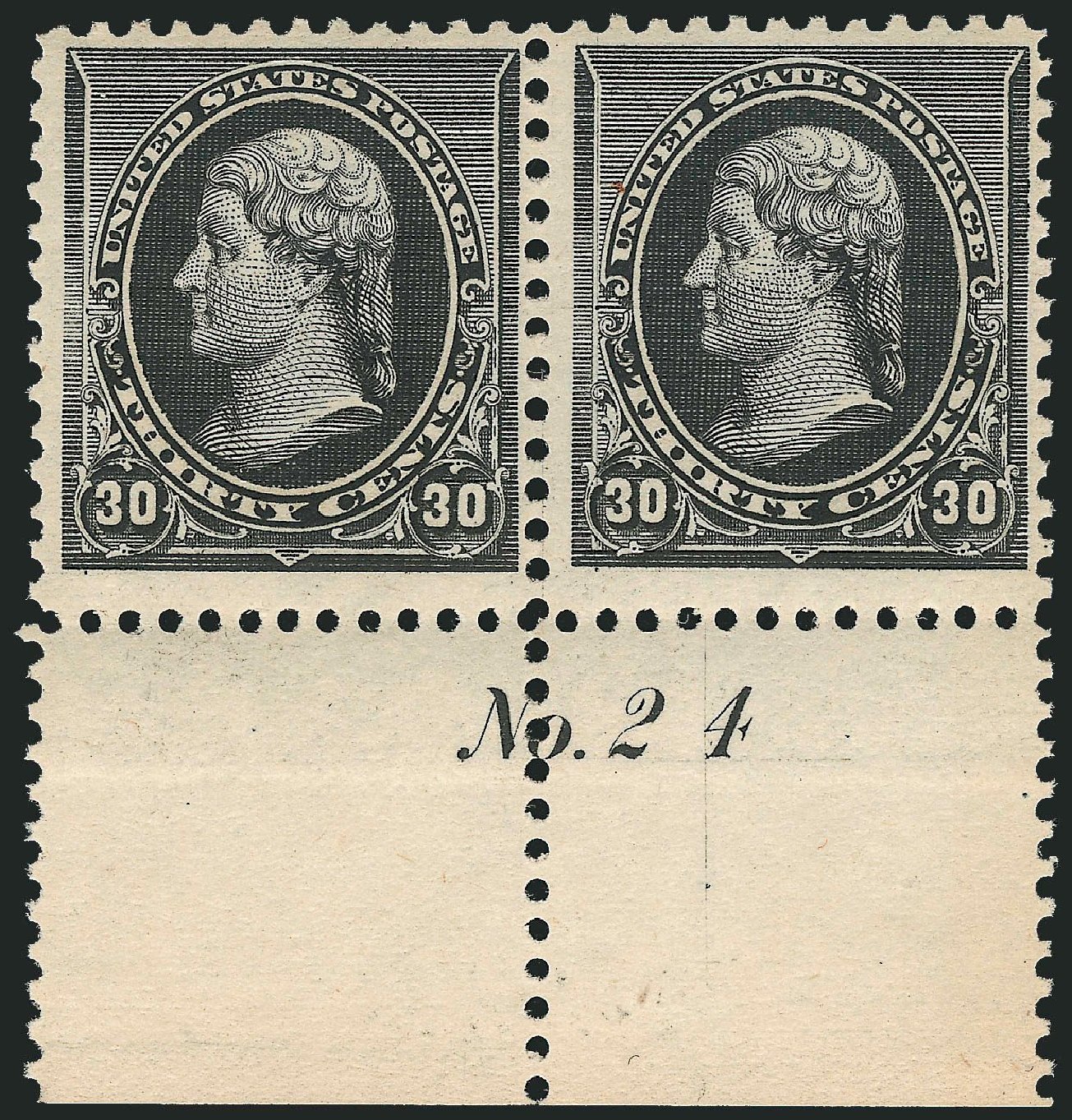 US Stamps Price Scott Catalogue # 228 - 1890 30c Jefferson. Robert Siegel Auction Galleries, Mar 2014, Sale 1067, Lot 1211