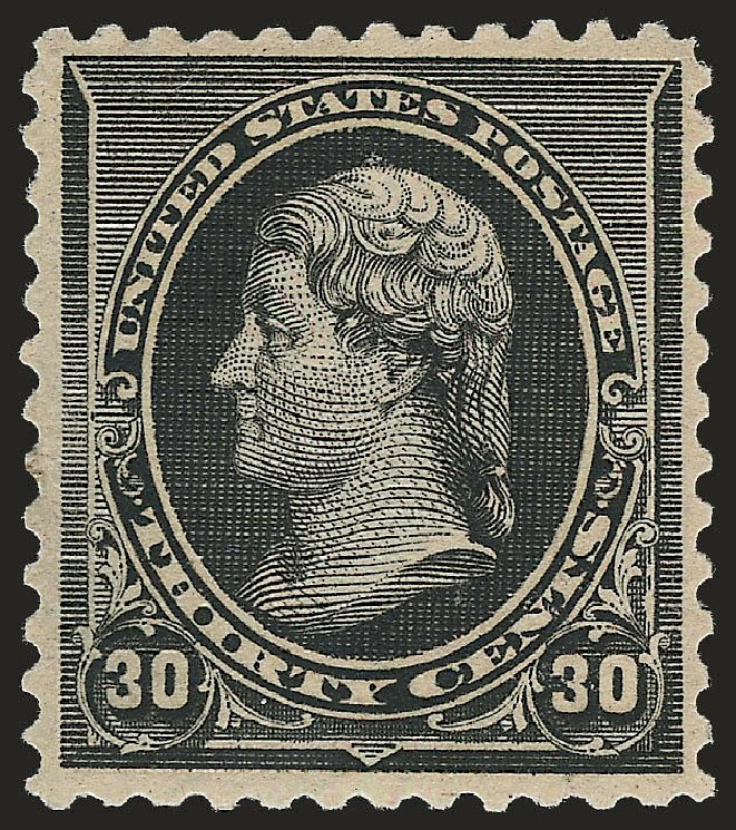 US Stamp Price Scott Catalogue 228 - 30c 1890 Jefferson. Robert Siegel Auction Galleries, Apr 2010, Sale 984, Lot 531
