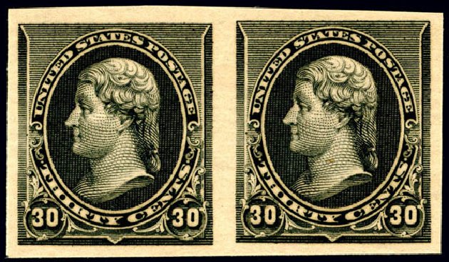US Stamp Price Scott 228 - 30c 1890 Jefferson. Matthew Bennett International, Jun 2008, Sale 328, Lot 735