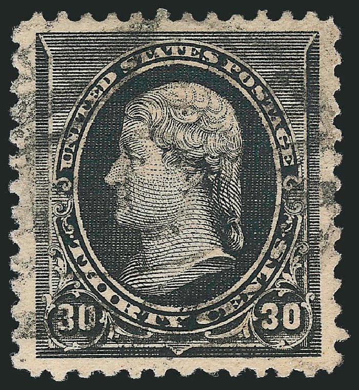 Values of US Stamp Scott Cat. #228 - 30c 1890 Jefferson. Robert Siegel Auction Galleries, Nov 2012, Sale 1034, Lot 205