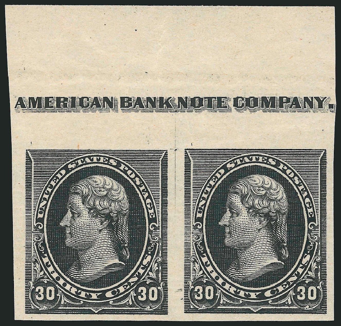 Costs of US Stamps Scott #228: 30c 1890 Jefferson. Robert Siegel Auction Galleries, Dec 2012, Sale 1037, Lot 1795