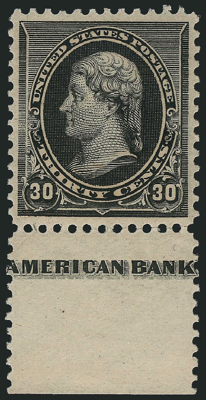 Cost of US Stamps Scott Catalogue # 228: 1890 30c Jefferson. Robert Siegel Auction Galleries, Dec 2013, Sale 1062, Lot 415