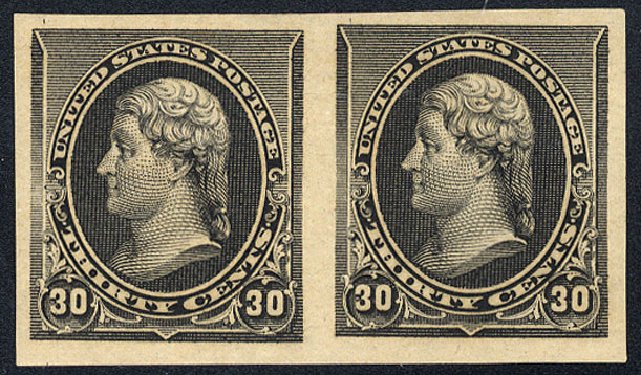 US Stamp Price Scott Catalog #228 - 1890 30c Jefferson. Cherrystone Auctions, Mar 2009, Sale 200903, Lot 162
