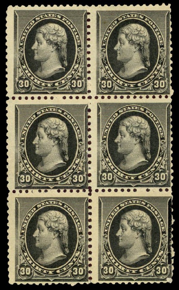 Cost of US Stamps Scott # 228 - 1890 30c Jefferson. Daniel Kelleher Auctions, Dec 2013, Sale 640, Lot 182