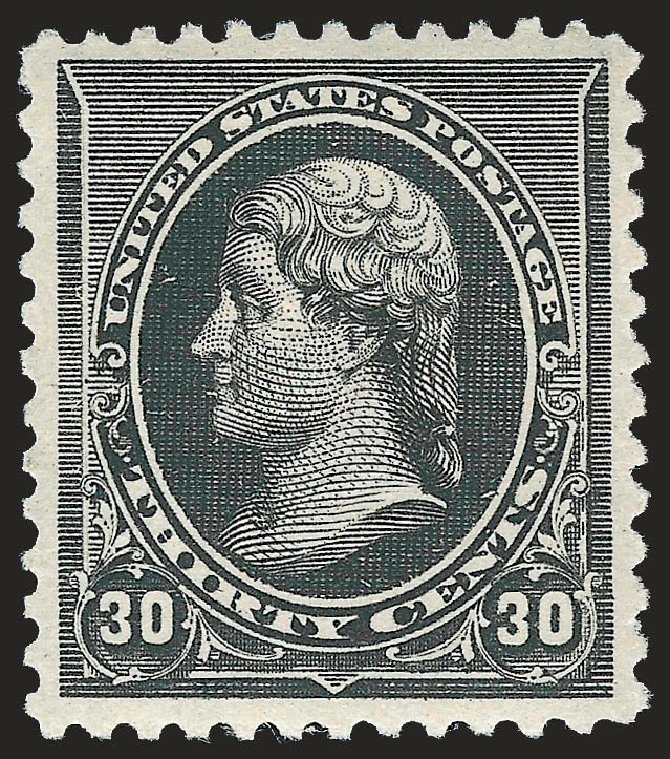 Cost of US Stamps Scott Catalogue # 228: 1890 30c Jefferson. Robert Siegel Auction Galleries, Apr 2009, Sale 972, Lot 3222