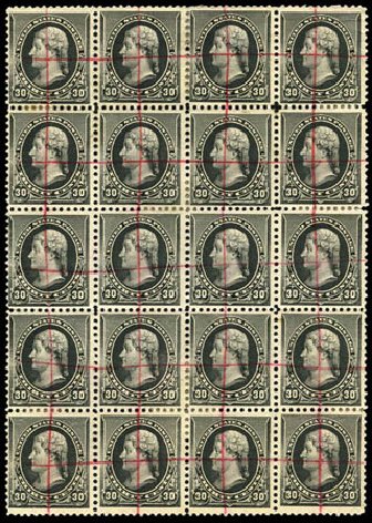 Price of US Stamp Scott Catalogue # 228 - 30c 1890 Jefferson. Matthew Bennett International, Feb 2012, Sale 340, Lot 303