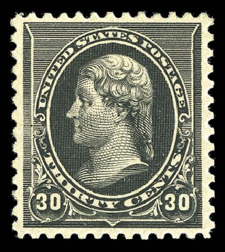 Price of US Stamps Scott # 228: 1890 30c Jefferson. Matthew Bennett International, Sep 2012, Sale 345, Lot 253