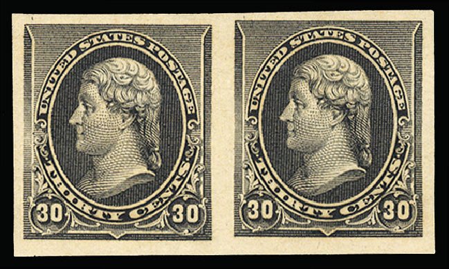 Price of US Stamps Scott Catalogue # 228 - 1890 30c Jefferson. Cherrystone Auctions, Jul 2013, Sale 201307, Lot 73