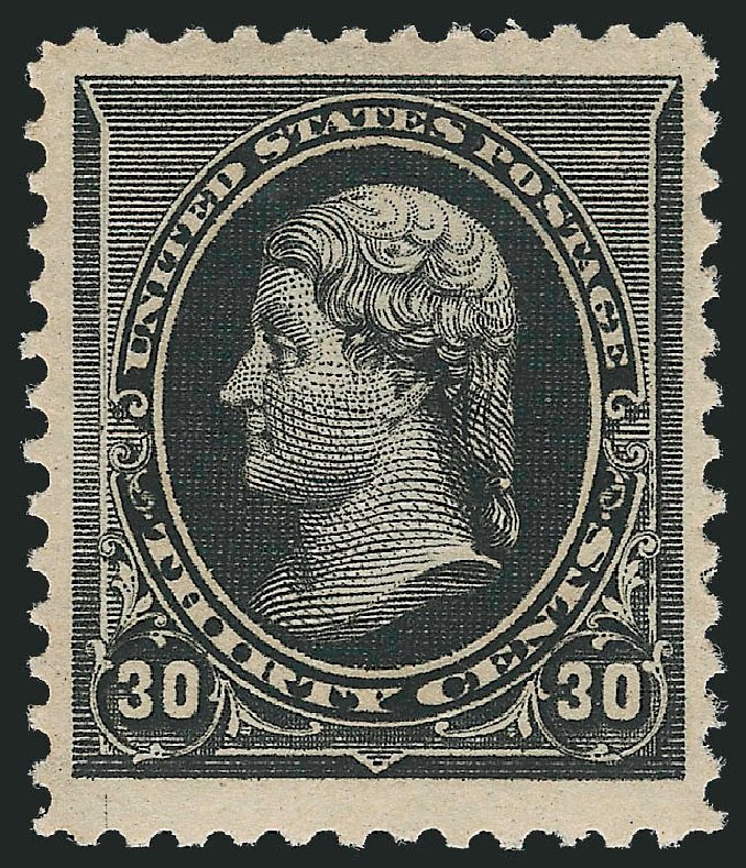 US Stamp Prices Scott Cat. #228: 30c 1890 Jefferson. Robert Siegel Auction Galleries, Jun 2011, Sale 1011, Lot 573