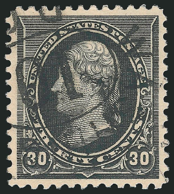 US Stamp Price Scott 228: 1890 30c Jefferson. Robert Siegel Auction Galleries, Sep 2012, Sale 1027, Lot 113