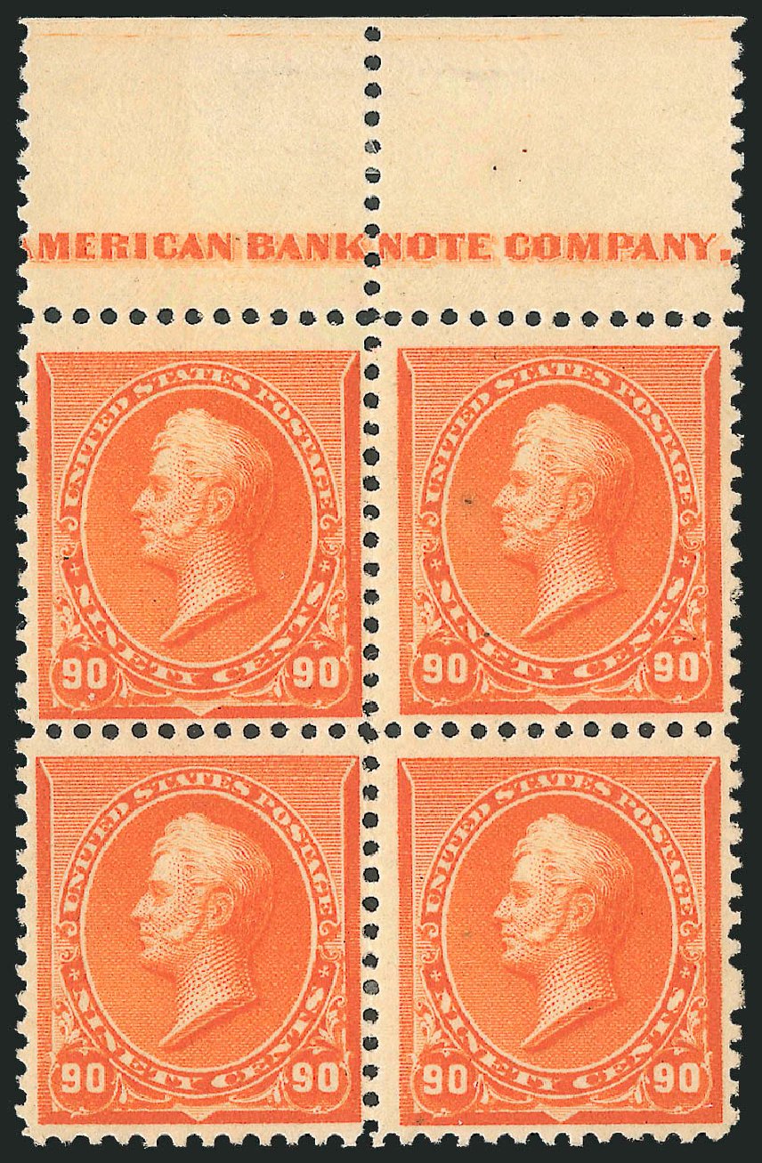 Prices of US Stamp Scott Catalog # 229 - 1890 90c Perry. Robert Siegel Auction Galleries, Mar 2012, Sale 1021, Lot 447