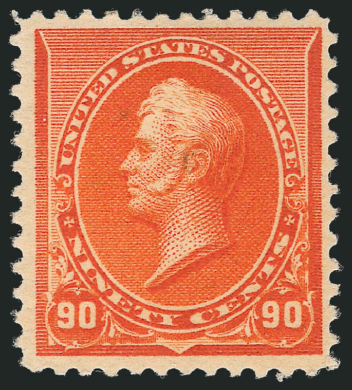 Values of US Stamp Scott Catalog #229: 90c 1890 Perry. Robert Siegel Auction Galleries, Oct 2010, Sale 997, Lot 5667