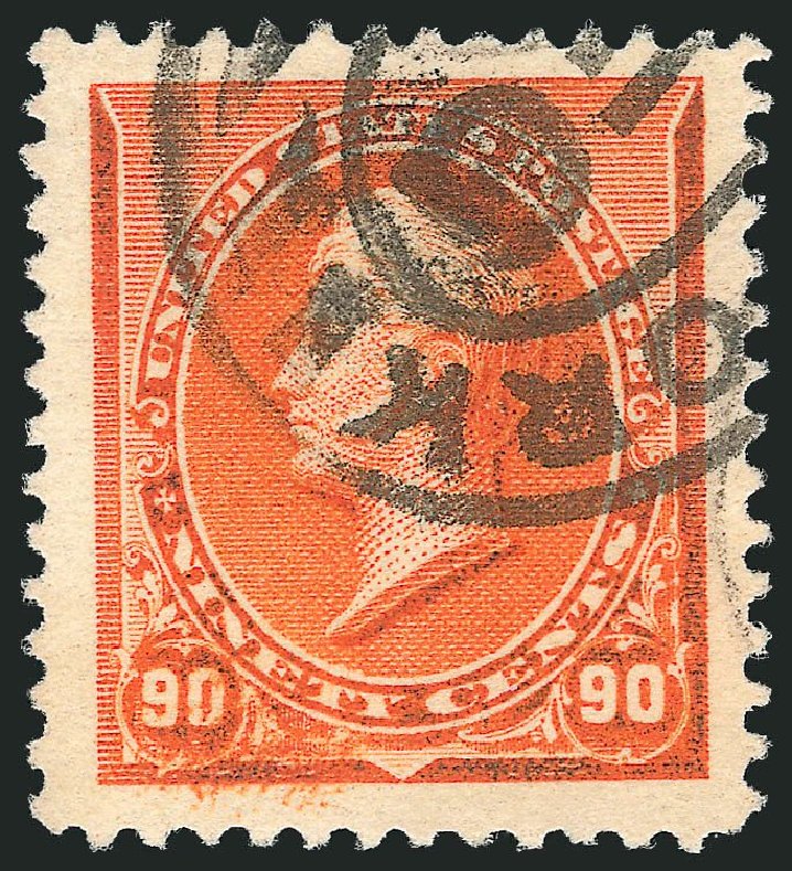 US Stamps Prices Scott # 229: 1890 90c Perry. Robert Siegel Auction Galleries, Nov 2014, Sale 1084, Lot 3518
