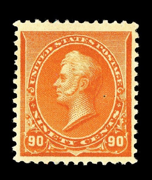 Prices of US Stamp Scott Cat. 229: 90c 1890 Perry. Spink Shreves Galleries, May 2014, Sale 148, Lot 198