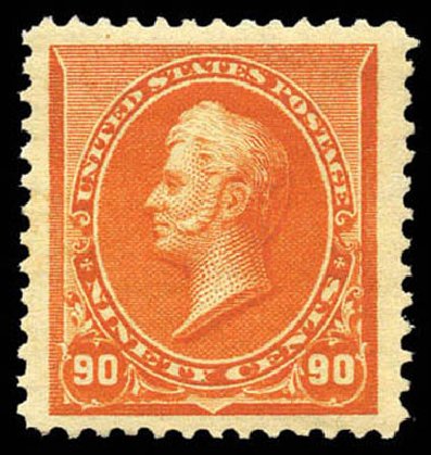 US Stamps Price Scott Cat. #229: 90c 1890 Perry. Matthew Bennett International, Mar 2011, Sale 337, Lot 2659