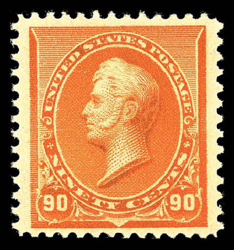 Value of US Stamp Scott #229: 90c 1890 Perry. Matthew Bennett International, Sep 2012, Sale 346, Lot 739
