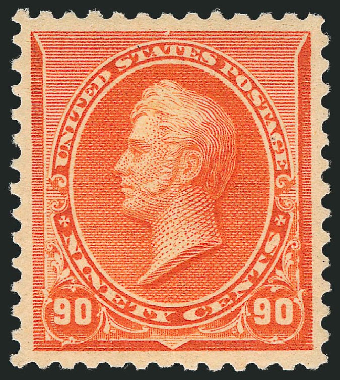 US Stamp Values Scott Catalogue 229: 1890 90c Perry. Robert Siegel Auction Galleries, Mar 2011, Sale 1007, Lot 2399