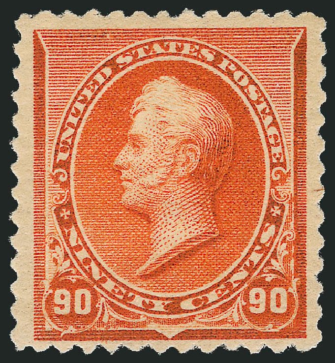 US Stamp Values Scott Catalogue 229 90c 1890 Perry