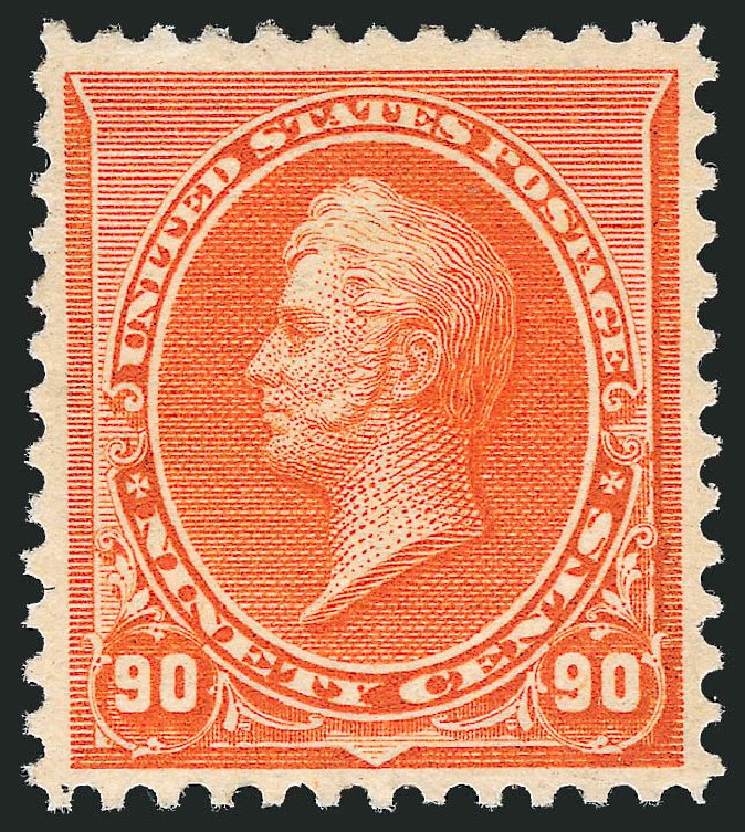 US Stamps Value Scott Cat. # 229: 1890 90c Perry. Robert Siegel Auction Galleries, Feb 2010, Sale 983, Lot 140