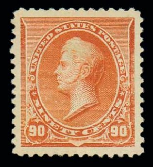 US Stamps Price Scott Catalog #229: 90c 1890 Perry. Matthew Bennett International, Jun 2007, Sale 319, Lot 1231