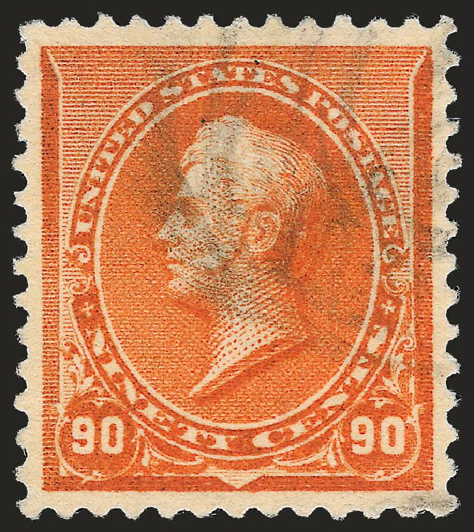 US Stamps Value Scott Cat. 229: 90c 1890 Perry. Robert Siegel Auction Galleries, Jun 2009, Sale 975, Lot 1471