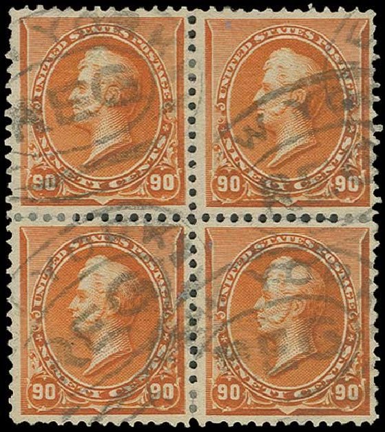 US Stamps Value Scott #229: 90c 1890 Perry. H.R. Harmer, Jun 2013, Sale 3003, Lot 1144