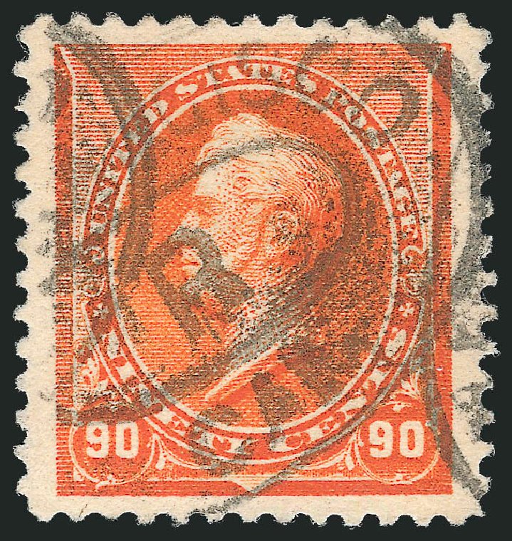 US Stamp Value Scott # 229: 1890 90c Perry. Robert Siegel Auction Galleries, Sep 2012, Sale 1027, Lot 114