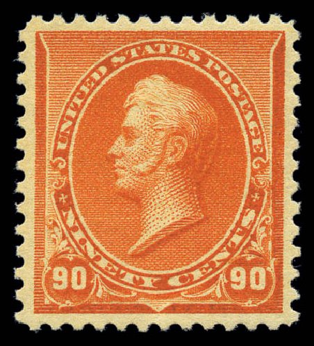 Cost of US Stamps Scott Catalog #229: 90c 1890 Perry. Matthew Bennett International, Sep 2010, Sale 331, Lot 572