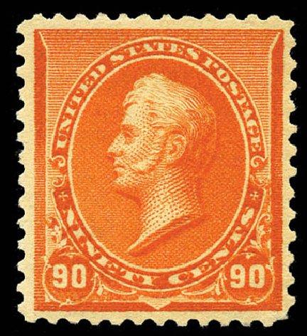 Costs of US Stamp Scott Cat. #229 - 1890 90c Perry. Matthew Bennett International, Mar 2012, Sale 344, Lot 4412