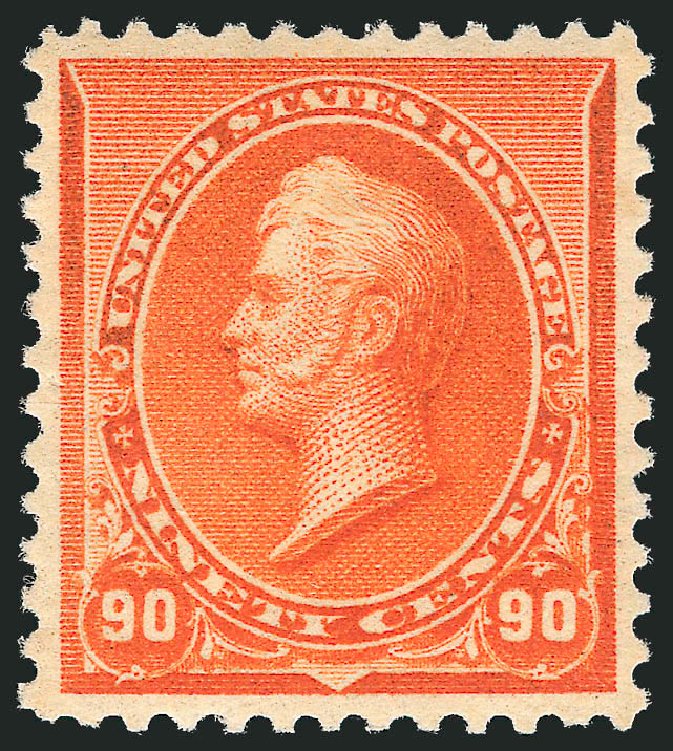 Prices of US Stamp Scott Catalog 229 - 90c 1890 Perry. Robert Siegel Auction Galleries, Dec 2010, Sale 1000, Lot 1113