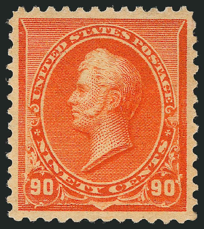 US Stamps Price Scott Catalogue #229: 90c 1890 Perry. Robert Siegel Auction Galleries, Dec 2012, Sale 1037, Lot 1796