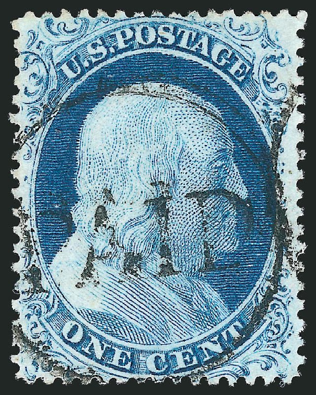 US Stamp Prices Scott # 23: 1c 1857 Franklin. Robert Siegel Auction Galleries, Dec 2010, Sale 998, Lot 467