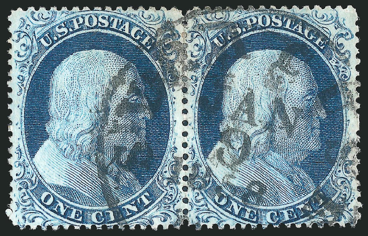 US Stamp Prices Scott Cat. #23: 1857 1c Franklin. Robert Siegel Auction Galleries, Mar 2011, Sale 1006, Lot 1019